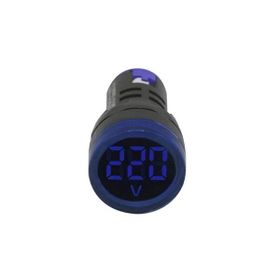 Gwest 6504 Mavi Ledli 24-550 V 22 mm Voltmetre