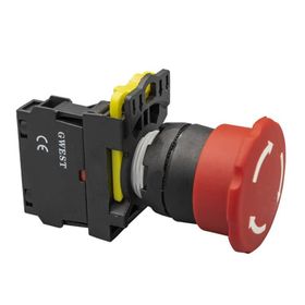 Gwest A5-01ZS Q 40 mm Serisi Kalıcı Acil Stop Mantar Buton