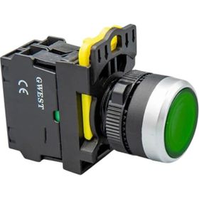 Gwest A5-10D-24 10 Adet Yeşil Led Işıklı Start Buton