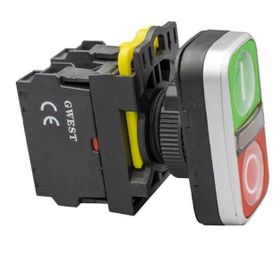 Gwest A5-11RD 1NO+1NC Led Işıklı İkiz Buton