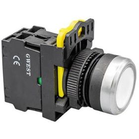 Gwest A5-31D-110 10 Adet Beyaz Led Işıklı Start Buton