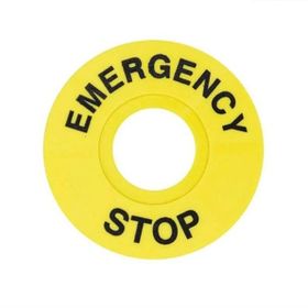 Gwest FD/60 60 mm Acil Stop Etiketi