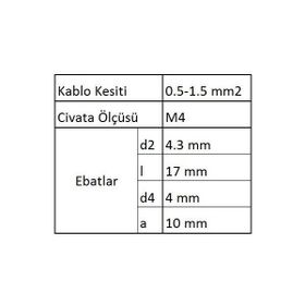 Gwest GCU4001 100 Adet Çatal Uçlu İzoleli Kablo Ucu