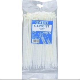 Gwest GT 200 ST 100 Adet 200x4.8 mm Beyaz Kablo Bağı