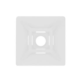 Gwest HW-3A 19x19 mm 100 Adet Beyaz Yapışkanlı Kroşeler