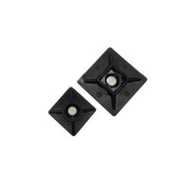 Gwest HW-4AB 28x28 100 Adet Siyah Yapışkanlı Kroşeler
