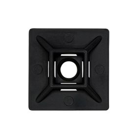 Gwest HW-4AB 28x28 100 Adet Siyah Yapışkanlı Kroşeler