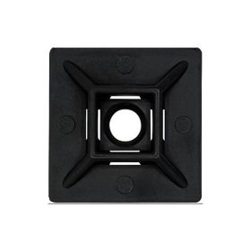 Gwest HW-4AB 28x28 100 Adet Siyah Yapışkanlı Kroşeler
