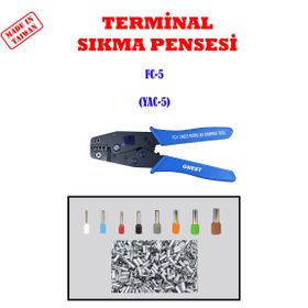 Gwest YAC-5 0.50-6 mm2 Yüksük Sıkma Pensesi