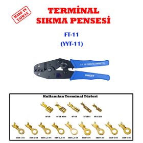 Gwest YYT-11 0.50-6 mm2 İzolesiz Terminal Sıkma Pensesi