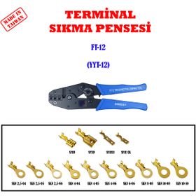 Gwest YYT-12 1.0-10 mm2 İzolesiz Terminal Sıkma Pensesi