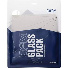 Gyeon Q2M GlassPack Evo 2'li Paket 40x40 cm Cam Yüzey Temizlik ve Silme Mikrofiber Bezi Seti