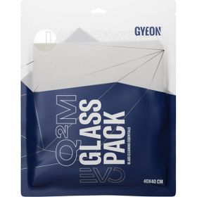 Gyeon Q2M GlassPack Evo 2'li Paket 40x40 cm Cam Yüzey Temizlik ve Silme Mikrofiber Bezi Seti