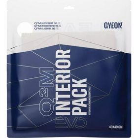 Gyeon Q2M InteriorPack Evo 40x40 cm 4'lü Paket İç Aksam Mikrofiber Detaylı Temizlik Bezi Seti