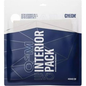Gyeon Q2M InteriorPack Evo 40x40 cm 4'lü Paket İç Aksam Mikrofiber Detaylı Temizlik Bezi Seti