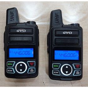 GYQ Q210 Siyah Pmr Pil ve Şarj Dahil İkili Set El Telsizi