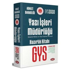 GYS Adalet Bakanlığı Yazı İşleri Müdürlüğü Hazırlık Kitabı - Data Yayınları