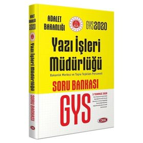 GYS Adalet Bakanlığı Yazı İşleri Müdürlüğü Hazırlık Kitabı - Data Yayınları