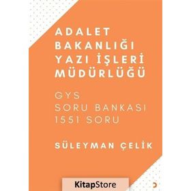 GYS Adalet Bakanlığı Yazı İşleri Müdürlüğü Hazırlık Kitabı - Data Yayınları
