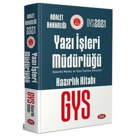 GYS Adalet Bakanlığı Yazı İşleri Müdürlüğü Hazırlık Kitabı - Data Yayınları