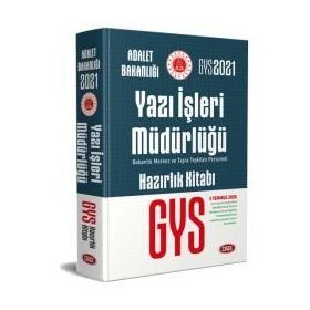GYS Adalet Bakanlığı Yazı İşleri Müdürlüğü Hazırlık Kitabı - Data Yayınları