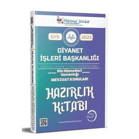 GYS Diyanet Başkanlığı Din Hizmetleri Uzmanlığı Mevzuat Konuları Hazırlık Kitabı Memur Sınav - Dizgi Kitap Yayınları