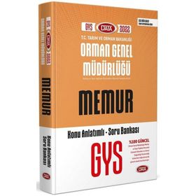 Gys Orman Genel Müdürlüğü Memur Konu Anlatımlı Soru Bankası - Data Yayınları