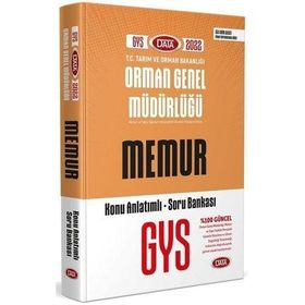 Gys Orman Genel Müdürlüğü Memur Konu Anlatımlı Soru Bankası - Data Yayınları