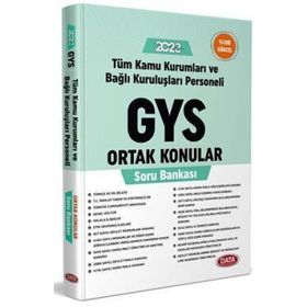 Gys Tüm Kamu Kurumları Ortak Konular Soru Bankası - Data Yayınları