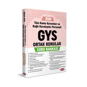 Gys Tüm Kamu Kurumları Ortak Konular Soru Bankası - Data Yayınları
