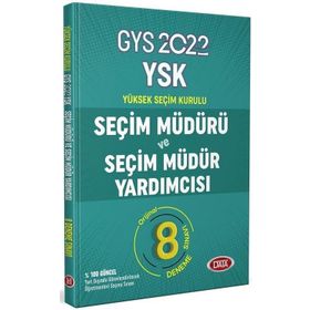 GYS YSK Seçim Müdürü ve Seçim Müdür Yardımcısı 8 Deneme - Data Yayınları