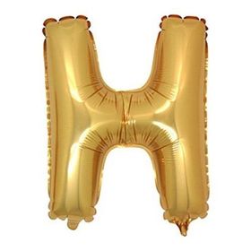 H Harf Altın 100 cm Folyo Balon