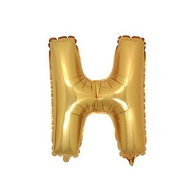 H Harf Altın 100 cm Folyo Balon