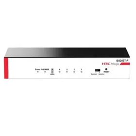 H3C Magic BS205T-P 4 Port Gigabit + 1 Port Gigabit Uplink 57 W Poe Metal Kasa Switch