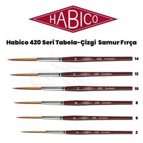 Habico 420 Seri Tabela-Çizgi Samur Fırça