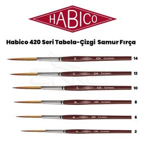 Habico 420 Seri Tabela-Çizgi Samur Fırça