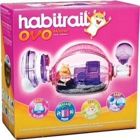 Habitrail Ovo Home Pembe Hamster Kafesi