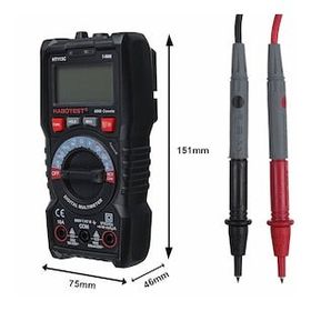 Habotest Dijital Fenerli HT-113C Multimetre ve Ampermetre Ölçü Aleti