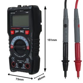 Habotest Dijital Fenerli HT-113C Multimetre ve Ampermetre Ölçü Aleti