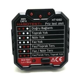 Habotest HT 105D Priz Test Aleti
