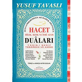 HACET-DILEK, RIZIK VE İSMI AZAM DUALARI VE İLGILI SURELER (DERGI BOY) YASIN-I ŞERIF - YUSUF TAVASLI