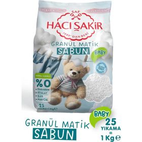 Hacı Şakir 1000 gr Granül Matik Bebekler Çamaşır Deterjanı