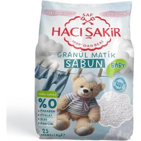 Hacı Şakir 1000 gr Granül Matik Bebekler Çamaşır Deterjanı