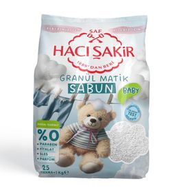 Hacı Şakir 1000 gr Granül Matik Bebekler Çamaşır Deterjanı
