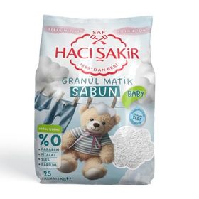 Hacı Şakir 1000 gr Granül Matik Bebekler Çamaşır Deterjanı