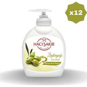 Hacı Şakir 300 ml Zeytinyağı Sıvı Sabun (12 adet)