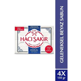 Hacı Şakir 4'lü Doğal Kalıp 600 gr Sabun