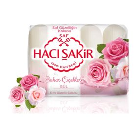 Hacı Şakir 4'lü Gül Güzellik Sabunu