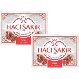 Hacı Şakir 4x150 gr 2 Adet Gül Kalıp Sabun