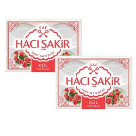 Hacı Şakir 4x150 gr 2 Adet Gül Kalıp Sabun